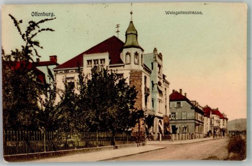 77652 W7600 Offenburg 1914 - Weingartenstrasse Villen