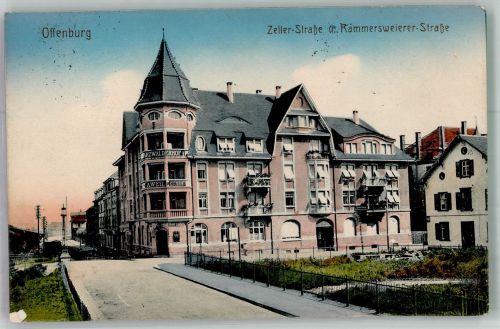 77652 W7600 Offenburg 1914 - Zeller-Strasse u. Rammersweierer-Strasse Der Schwarztwaldhof