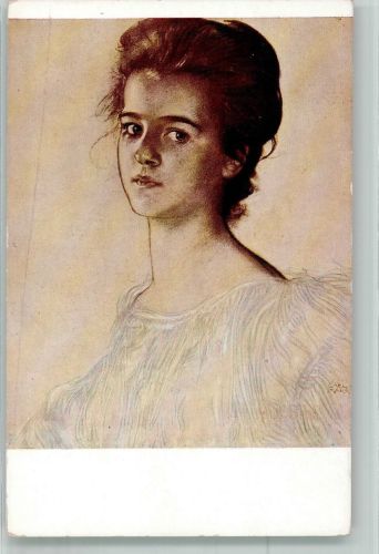 sign. Marr Portrait der jungen Frau Edith Serie XXIII No. 5 Verlag Jugend Künstlerkarte