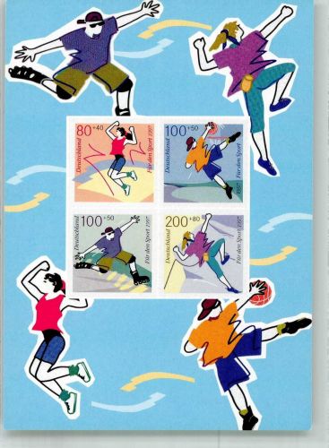 Briefmarkensatz Für den Sport Deutschland Philatelie 1997