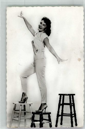 Portrait von Connie Francis Schlagersänger Foto AK