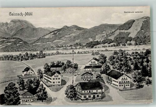 83674 W8178 Gaißach , Oberbay 1912 - Gaissach-Mühl