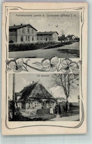 23743 W2433 Lenste , Holst 1912 - Ferienkolonie Lenste Haus Ch. Schmal
