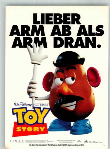 Filmtitel Toy Story Walt Disney Werbe AK