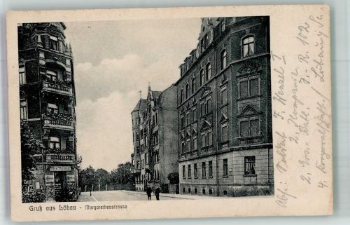 02708 O8700 Löbau 1916 - Margarethenstrasse Ladengeschäft Max Thomas Feldpost