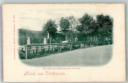 99734 O5500 Nordhausen , Thür - Rennbahn des Radfahrerverein von 1885
