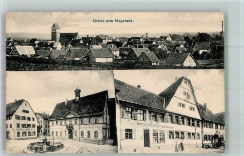 71106 W7037 Magstadt - Gemischtwarenlager Lauxmann Dorfbrunnen