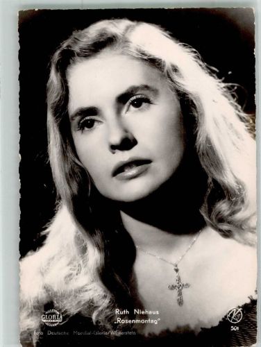 Portrait von Ruth Niehaus Filmschauspieler Foto AK