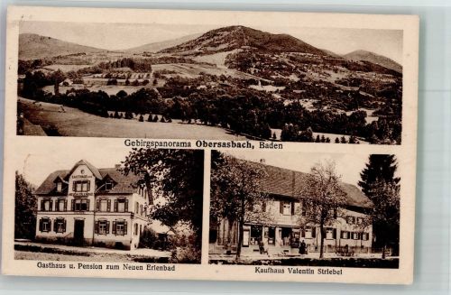 77880 W7591 Obersasbach - Gasthaus zum Neuen Erlenbad Kaufhaus Striebel