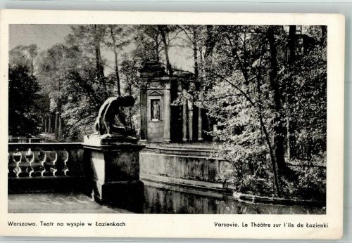Warschau Warszawa Auf der Insel im Lazienki-Park Theater