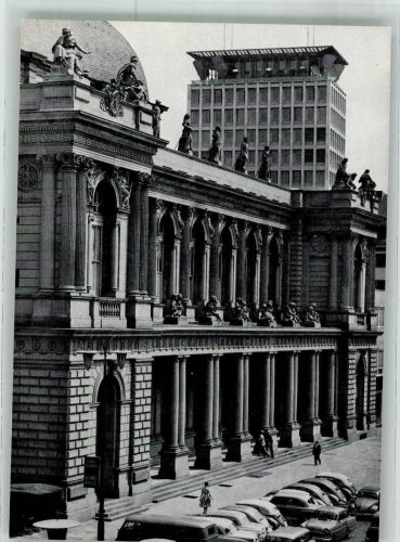 W6000 Frankfurt am Main Frankfurter Wertpapierbörse Börse Foto AK