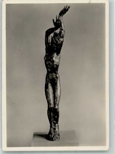 W2400 Lübeck Bronzestatue der Daphne von Renee Sintenis im Behnhaus Skulptur 1934 Foto AK