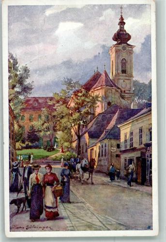 Wien 13. Bezirk, Hietzing sign. Sötzinger Motiv aus Wien Ober-St. Veit Ostmark Bund deutscher Österreicher Nr. 58 Schulvereinähnliche Künstlerkarte