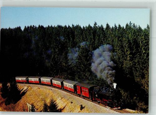 O3702 Benneckenstein Harzquerbahn zwischen Benneckenstein und Tiefenbachmühle Fotograf Günter Scheibe Harzbahn Foto AK