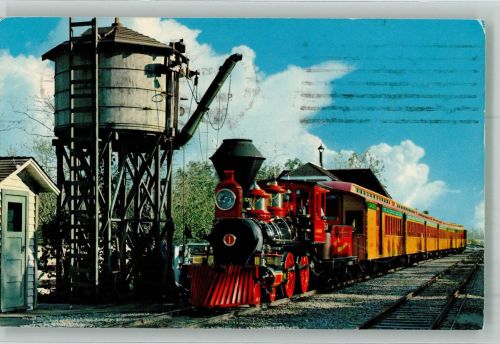 Der Santa Fe Passagierzug Waserturm Frontierland Walt Disney