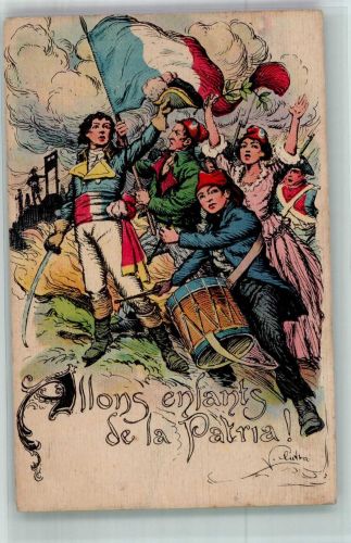 Patriotik Französische Nationalhymne Französische Revolution Künstlerkarte