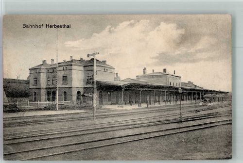 Herbesthal Bahnhof Herbesthal + Eisenbahn WK I Bahnhof Belgien
