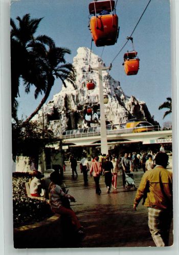 Matterhorn Mountain Seilbahn Eisenbahn Walt Disney