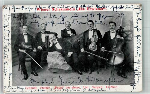 Wiener Schrammeln : Die Urwiener Kontragitarre Musikgruppe 1906