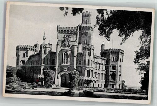 Hluboka Frauenberg 1944 Foto AK Schloss Frauenberg Feldpost WK II Gr.Ers.Batl. 302