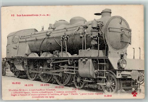 Nr. 82 P.-L.M. Les Locomotives gebaut 1909 Dampflokomotive