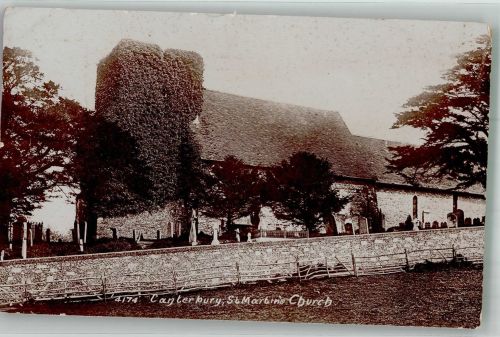 Canterbury 1929 Foto AK Kirche St. Martine