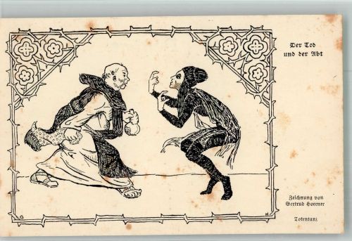 Deutsche Märchenspiele Nr. 14 Der Totentanz sign. Gertrud Hoerner Tod