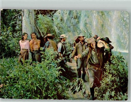 Eine Szene aus dem Film Der Schatz im Silbersee Filmszene Foto AK