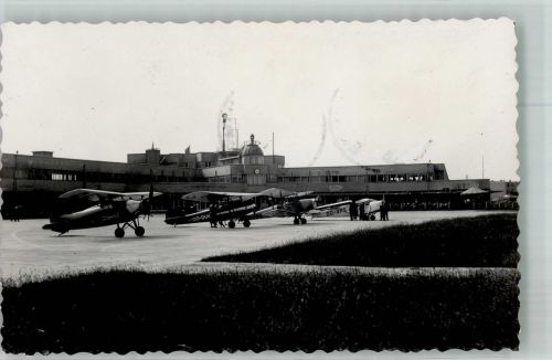 Aeroport Deurne Flugzeuge auf dem Flugfeld Flughafen 1936