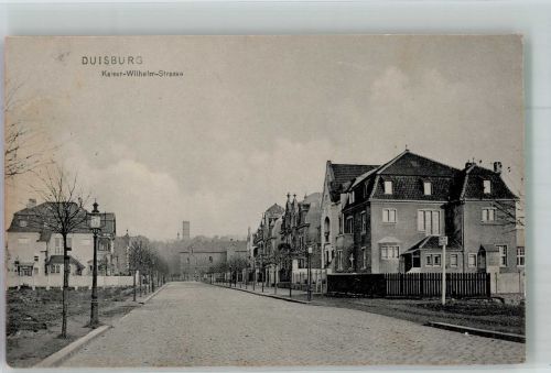 47051 W4100 Duisburg 1914 - Kaiser-Wilhelm-Straße Feldpost WK I Oberhausen