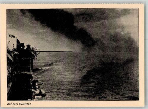 Lötzen Gizycko Foto AK Mauersee