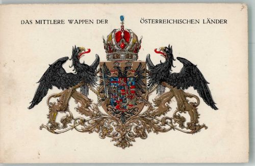 Nr. 285 Das Mittlere Wappen Österreichischen Länder Kriegsfürsorgeamt