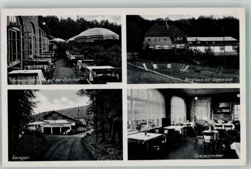49448 W2844 Lemförde 1942 Foto AK Gasthaus Hannoversches Berghaus Fotograf Engelbrecht
