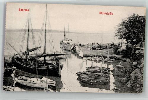 Lovrana Laurana Foto AK Hafen