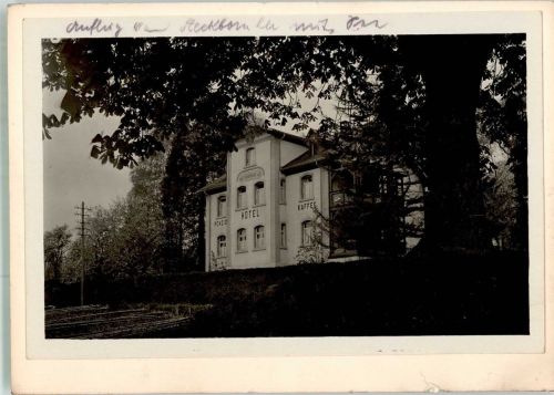 78337 W7763 Kattenhorn , Bodensee 1931 FOTO KEINE AK Pension Hotel Cafe Schönblick Original aufmontierte Verlagsmusterkarte