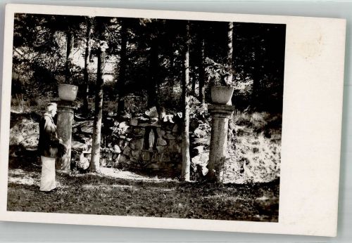 Pocatky Potschatek Foto AK Stilleben im Park St. Katherina