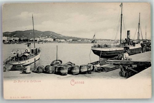 06150 Cannes Foto AK Hafen
