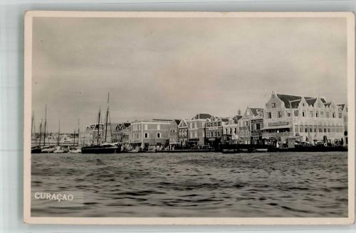 Curacao Foto AK Curacao Hafen Karibik