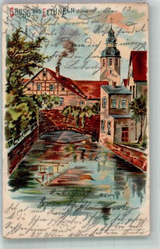 76275 W7505 Ettlingen 1903 Lithographie
