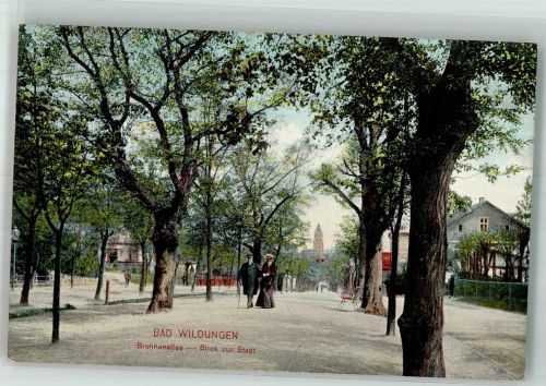 34537 W3590 Bad Wildungen 1906 - Brunnen-Allee
