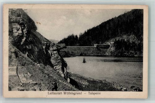 Wölfelsgrund Miedzygorze 1927 Gebrauchsspuren Talsperre