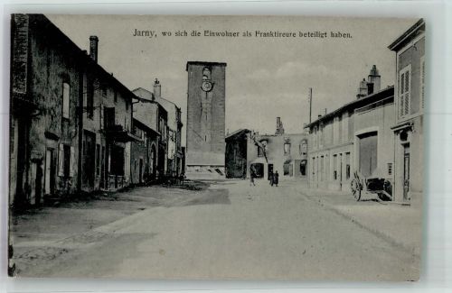 54800 Jarny 1915 Gebrauchsspuren Feldpost WK I Garde-Ers.Div.