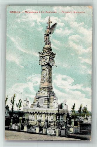Havanna La Habana 1910 Gebrauchsspuren Denkmal Firmenen´s