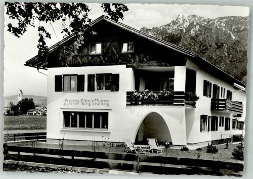 87645 W8959 Schwangau Foto AK Haus Tegelberg