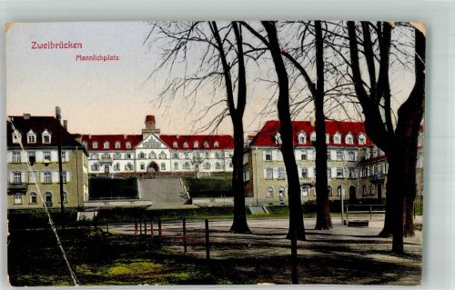 66482 W6660 Zweibrücken , Pfalz Gebrauchsspuren Mannlichplatz
