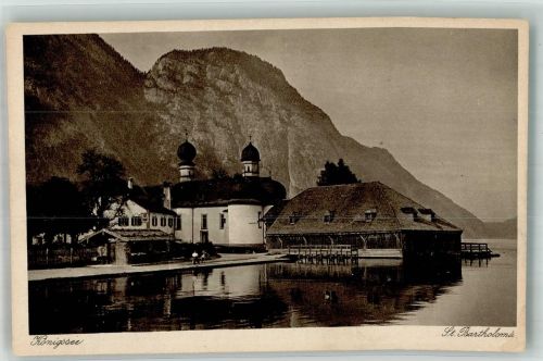 83471 W8240 St. Bartholomä Foto AK Königssee