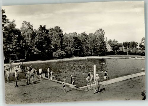 14806 O1820 Belzig Gebrauchsspuren Schwimmbad