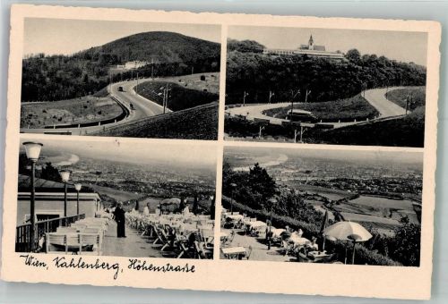 1190 Wien 19. Bezirk, Döbling Foto AK Gasthaus Höhenstrasse Kahlenberg