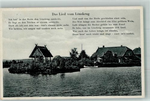 29393 W3121 Groß Oesingen - Teichgut Gasthaus Lönskrug Das Lied vom Lönskrug