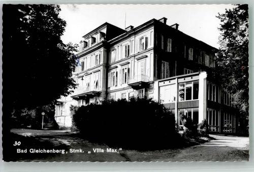 8344 Bad Gleichenberg 1972 Foto AK Hotel Villa Max